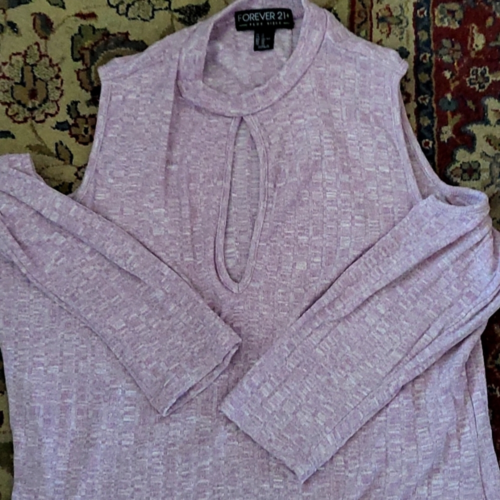 Forever 21 Open Shoulder Long Sleeve